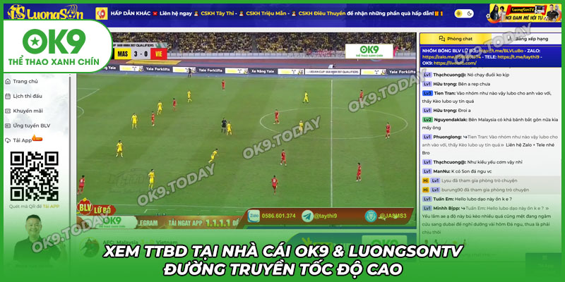 Nhà cái OK9 và Luongsontv phát sóng trực tiếp các giải đấu World Cup 2026 với đường truyền tốc độ cao